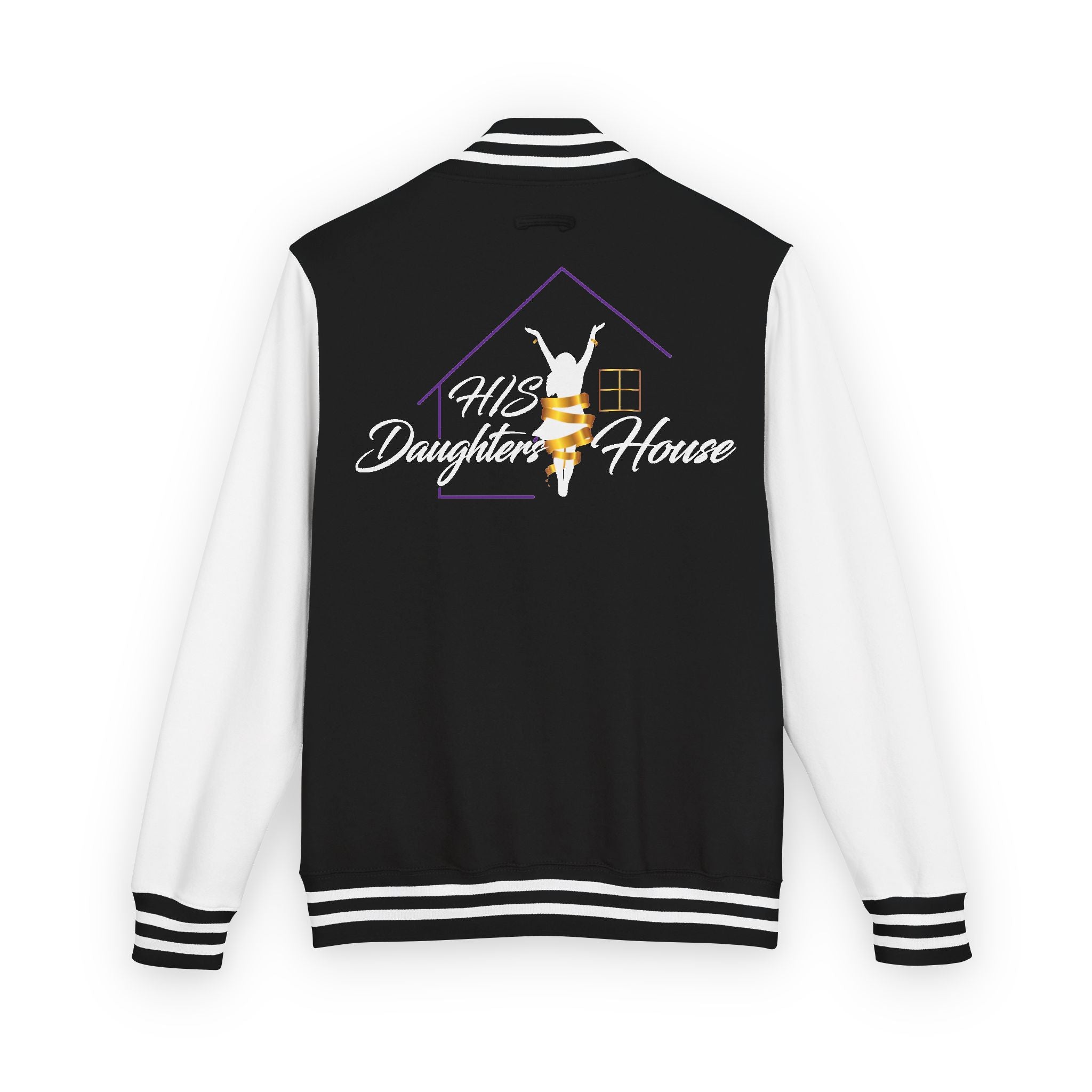 HDH Unisex Heavyweight Letterman Jacket, Stylish Team Jacket, Casual Streetwear