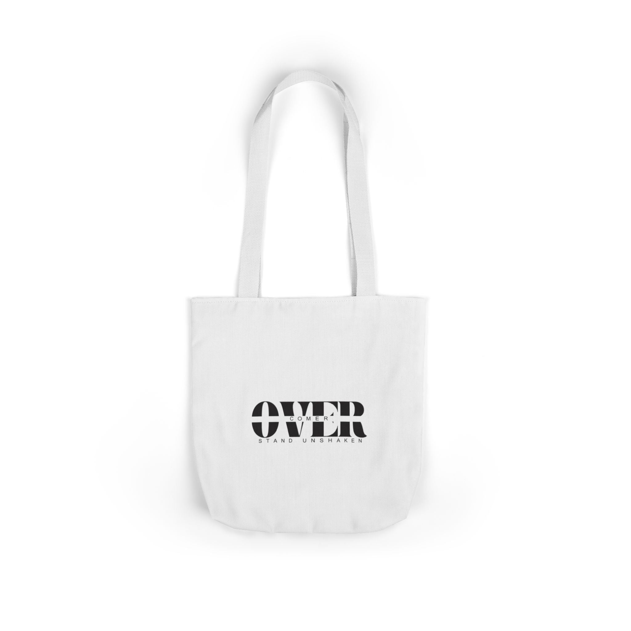Canvas Tote — "OVER" Stencil Logo Eco Bag
