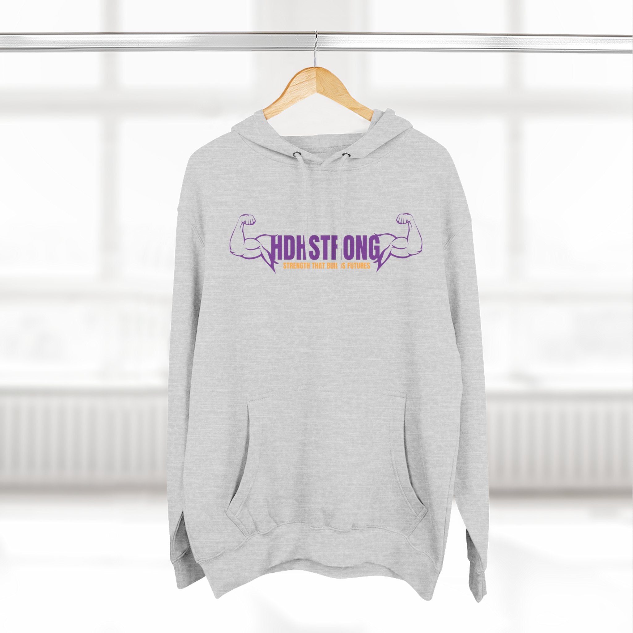 HDH Strong Hoodie — His Daughters House Support Pullover