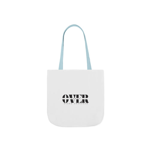 Canvas Tote — "OVER" Stencil Logo Eco Bag