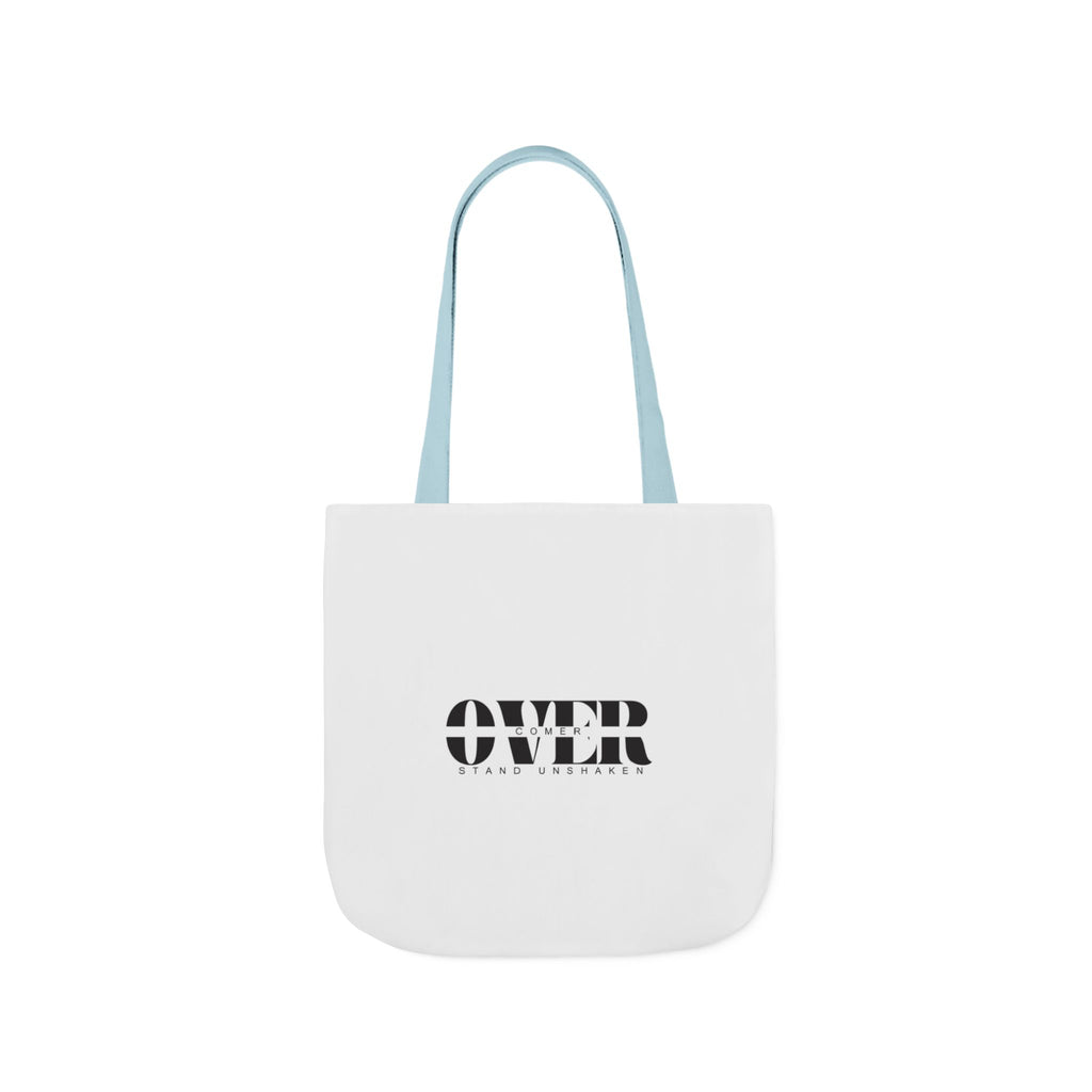 Canvas Tote — "OVER" Stencil Logo Eco Bag