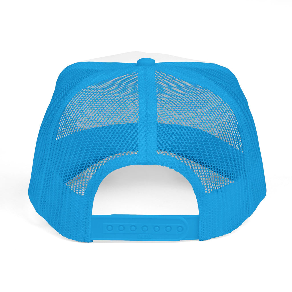 Overcomer Trucker Cap - Vibrant Brushstroke Faith Hat