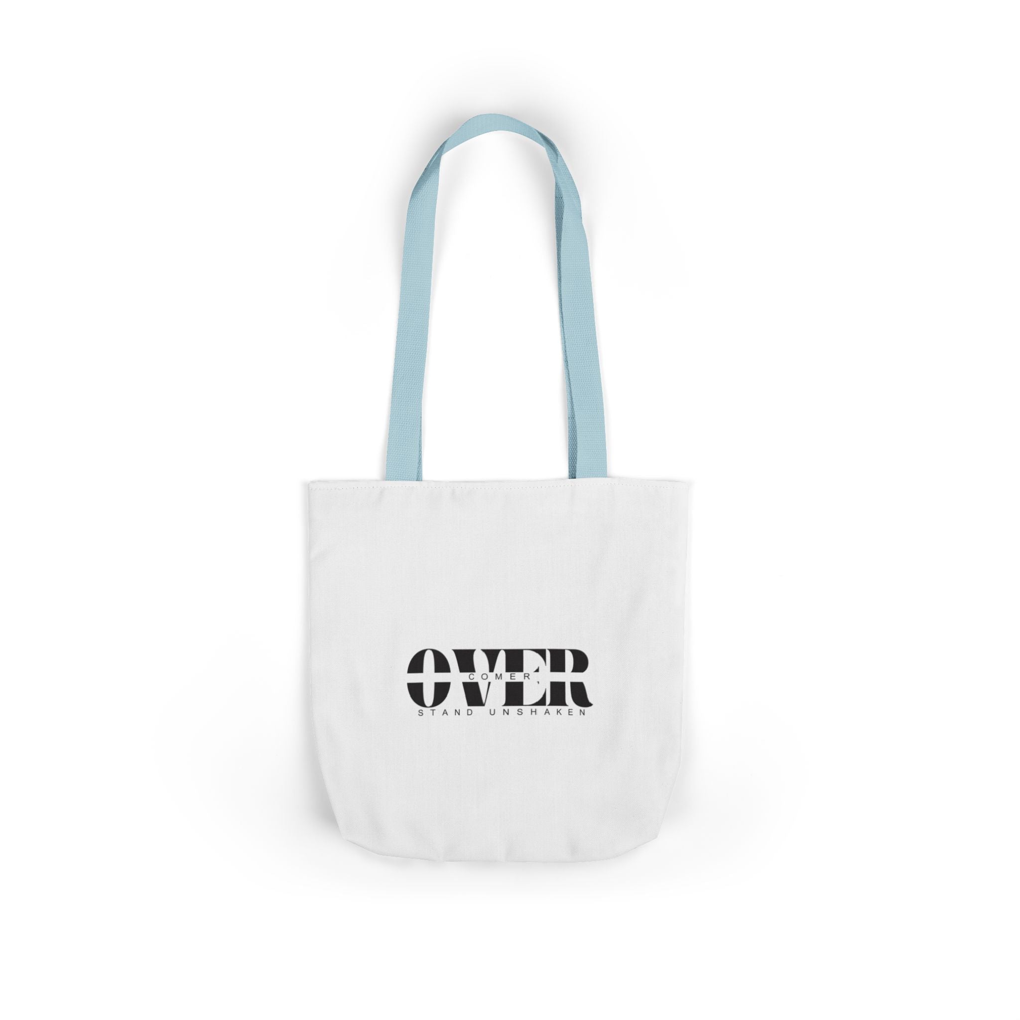 Canvas Tote — "OVER" Stencil Logo Eco Bag