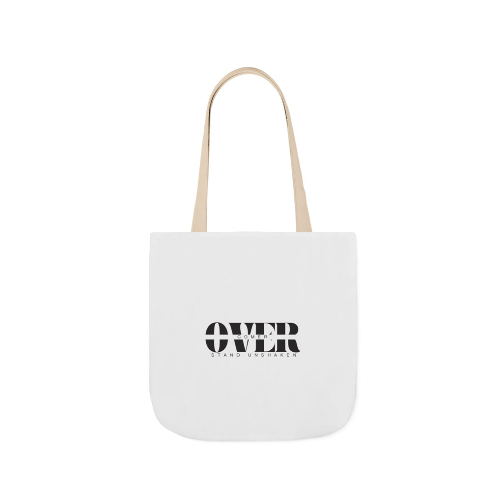 Canvas Tote — "OVER" Stencil Logo Eco Bag