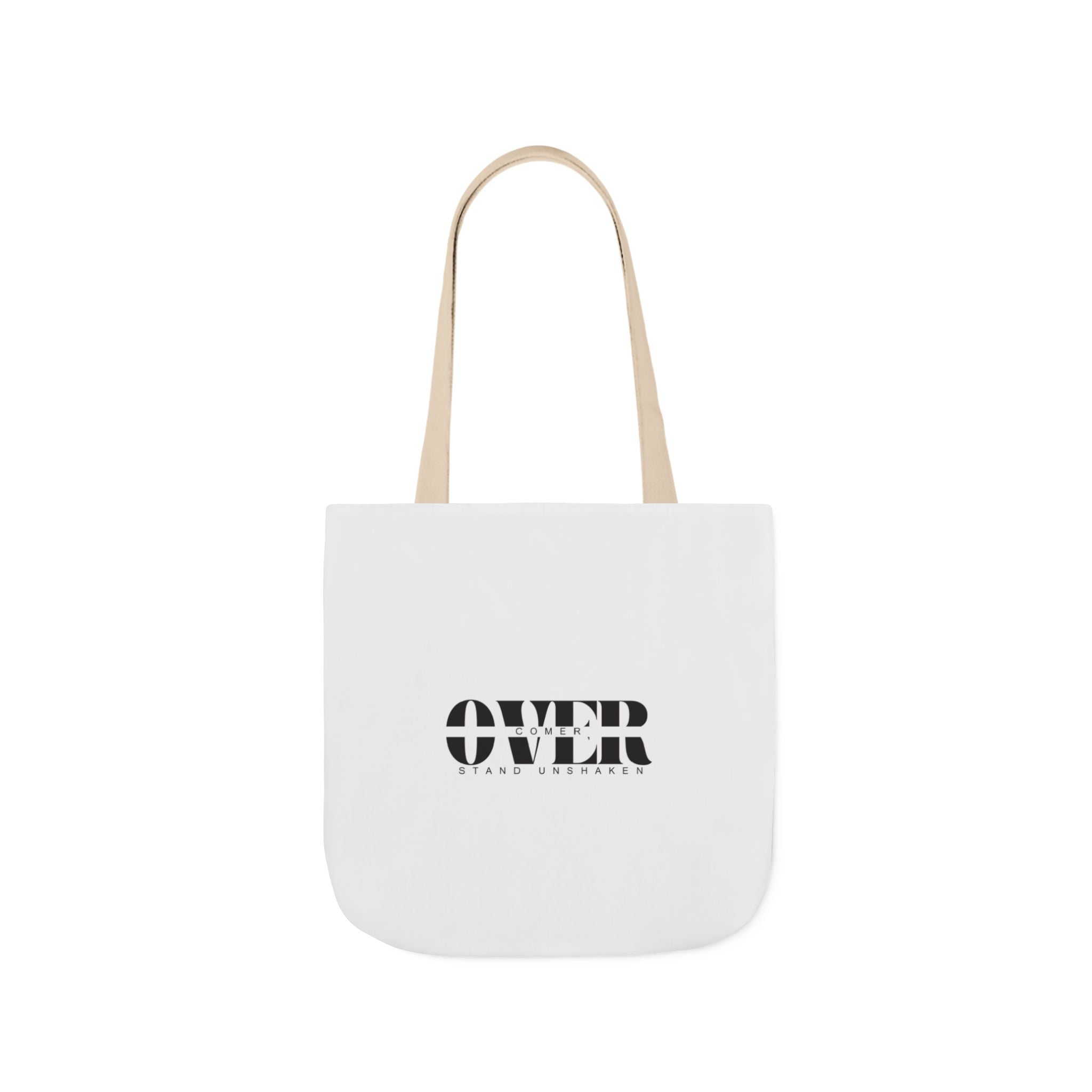 Canvas Tote — "OVER" Stencil Logo Eco Bag