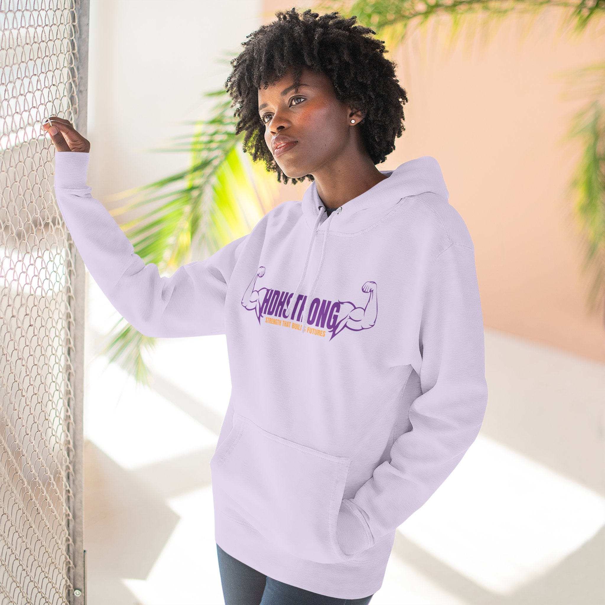 HDH Strong Hoodie — His Daughters House Support Pullover