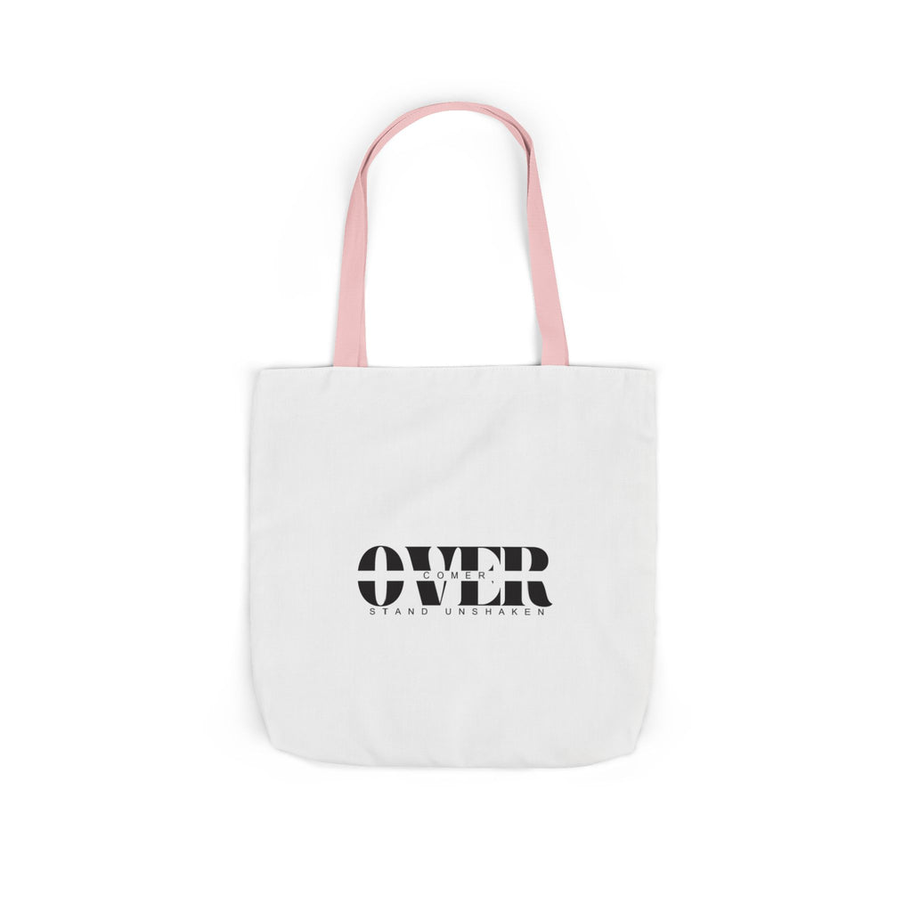 Canvas Tote — "OVER" Stencil Logo Eco Bag