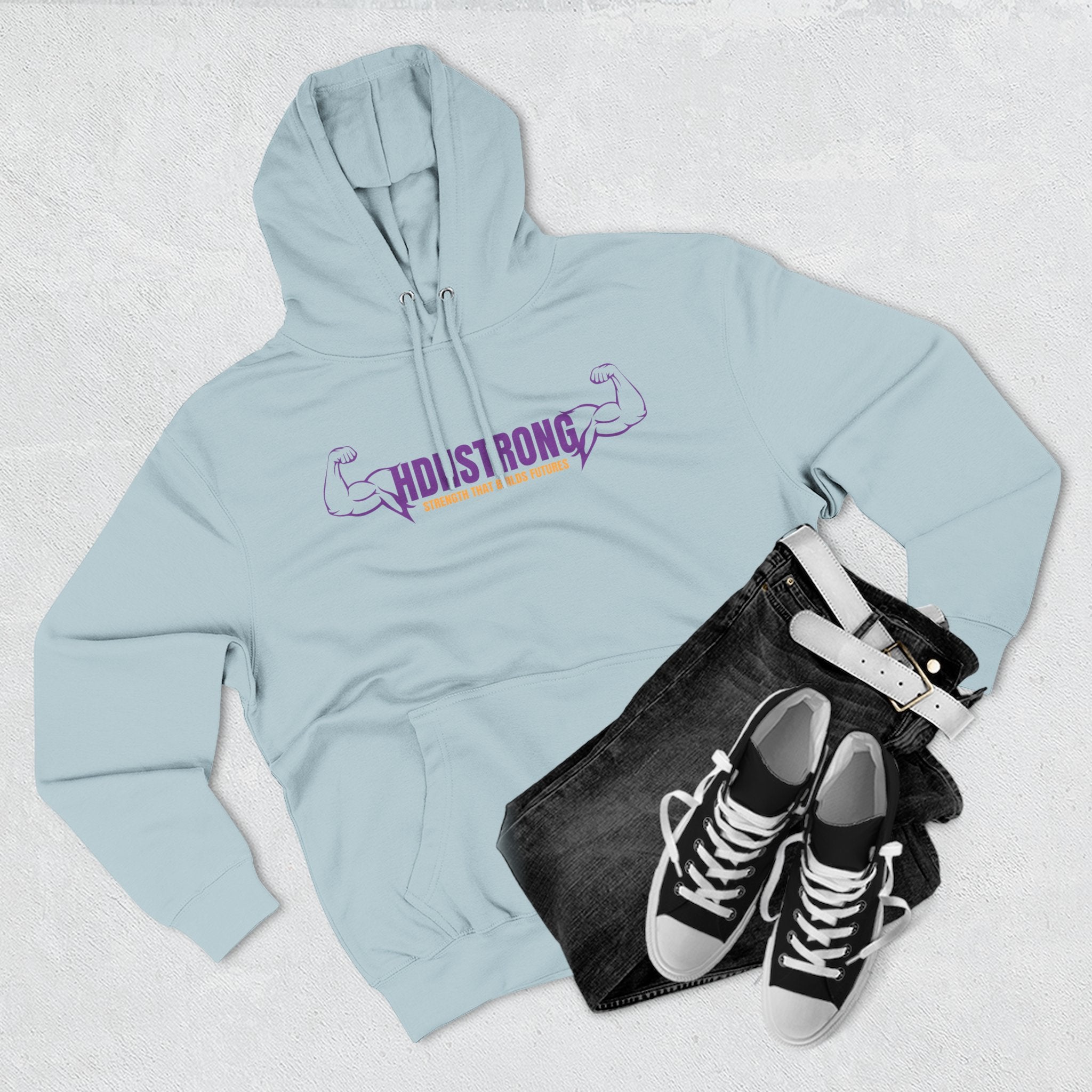 HDH Strong Hoodie — His Daughters House Support Pullover