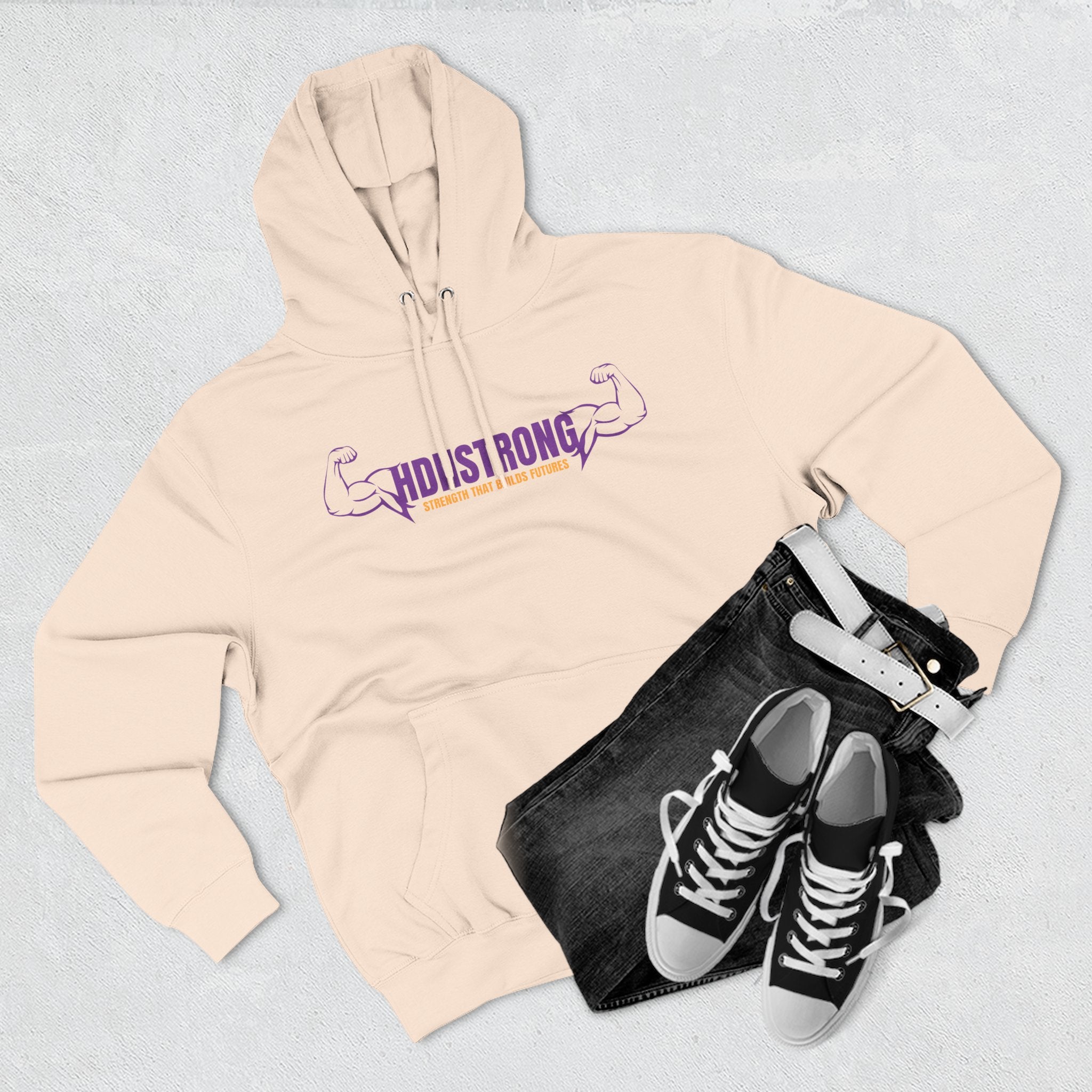 HDH Strong Hoodie — His Daughters House Support Pullover