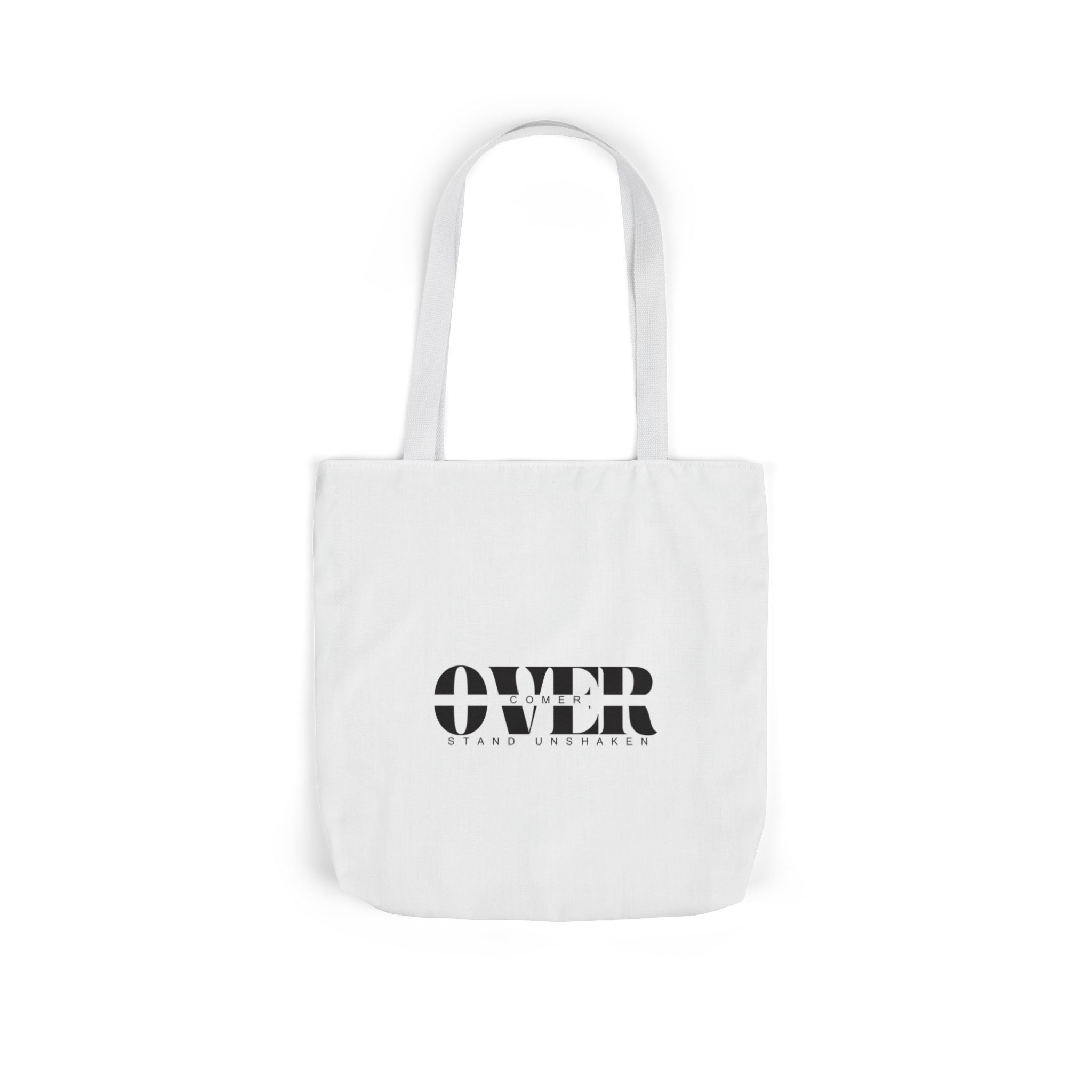 Canvas Tote — "OVER" Stencil Logo Eco Bag