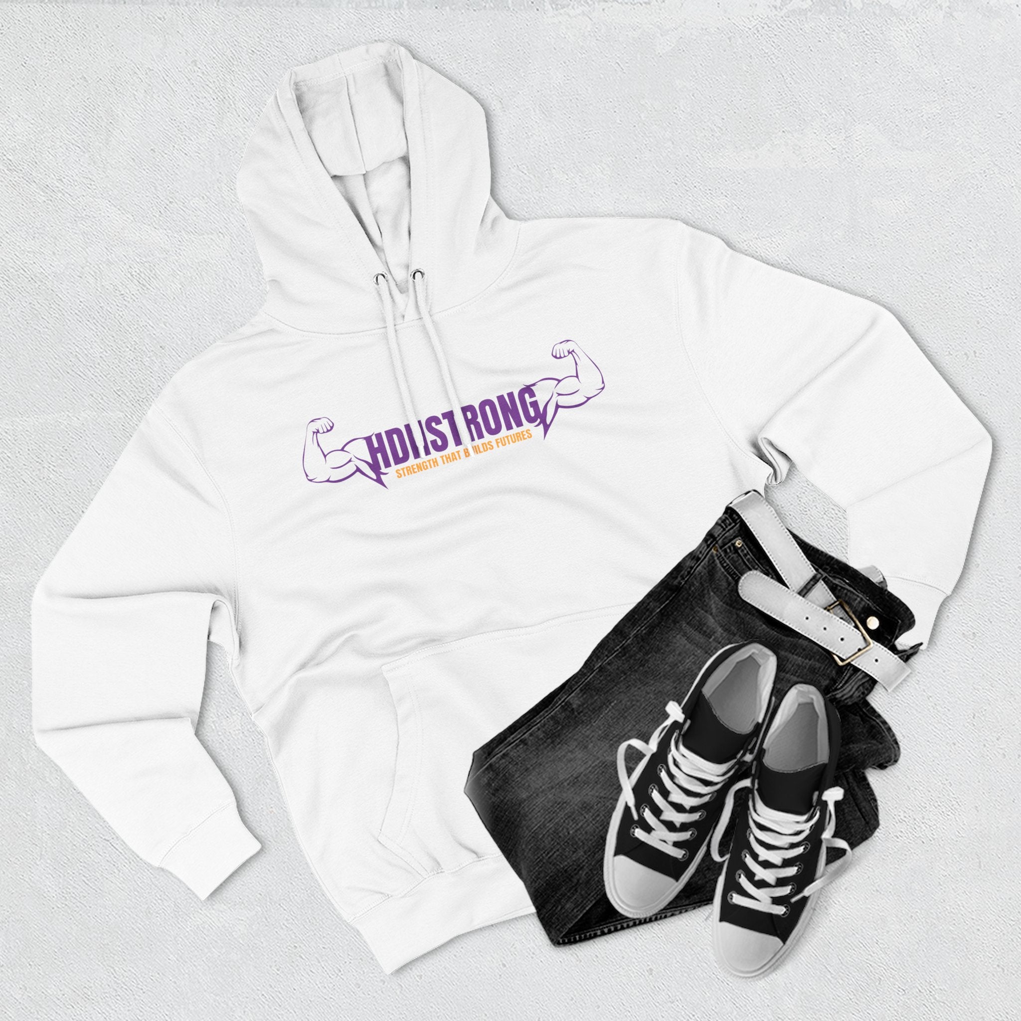 HDH Strong Hoodie — His Daughters House Support Pullover