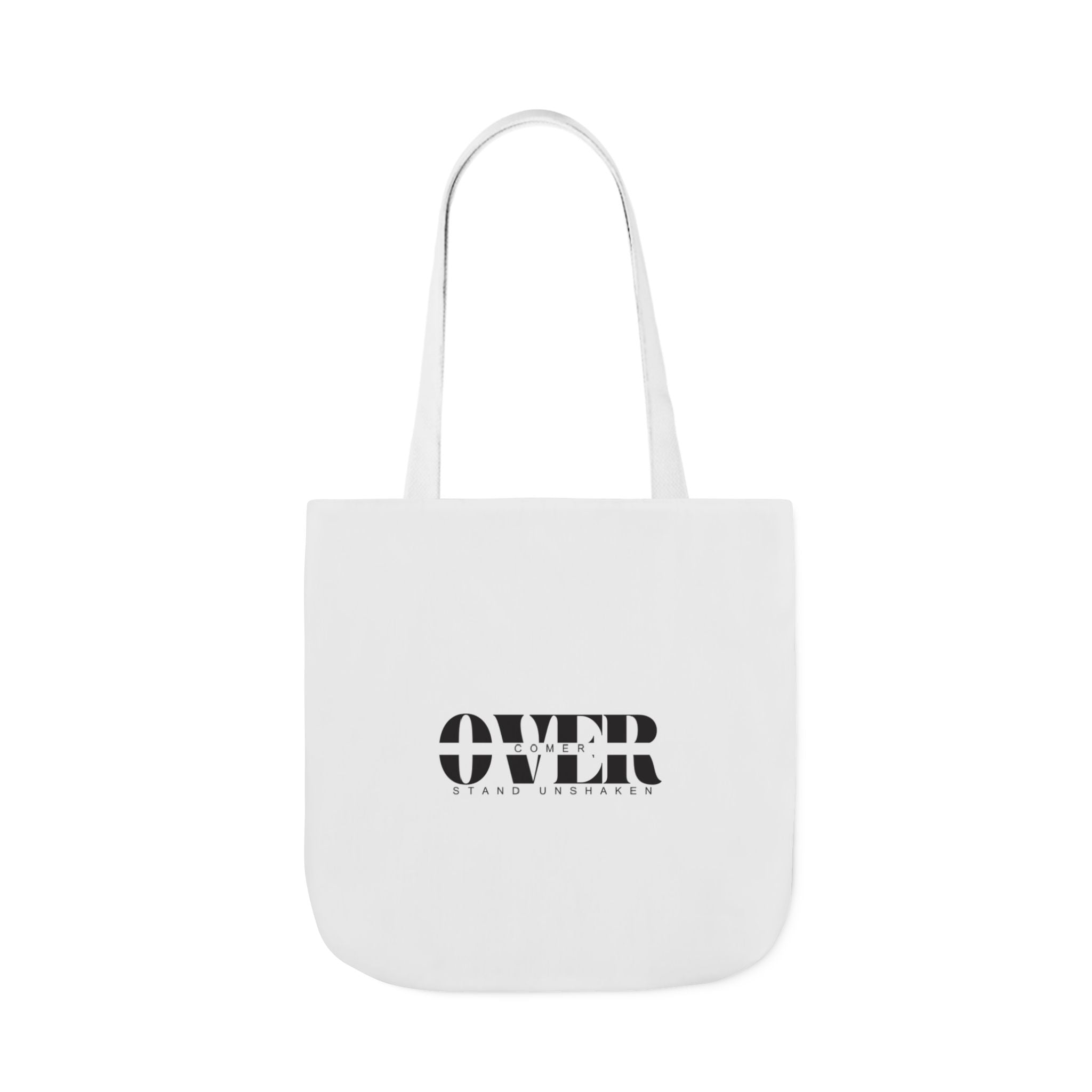 Canvas Tote — "OVER" Stencil Logo Eco Bag
