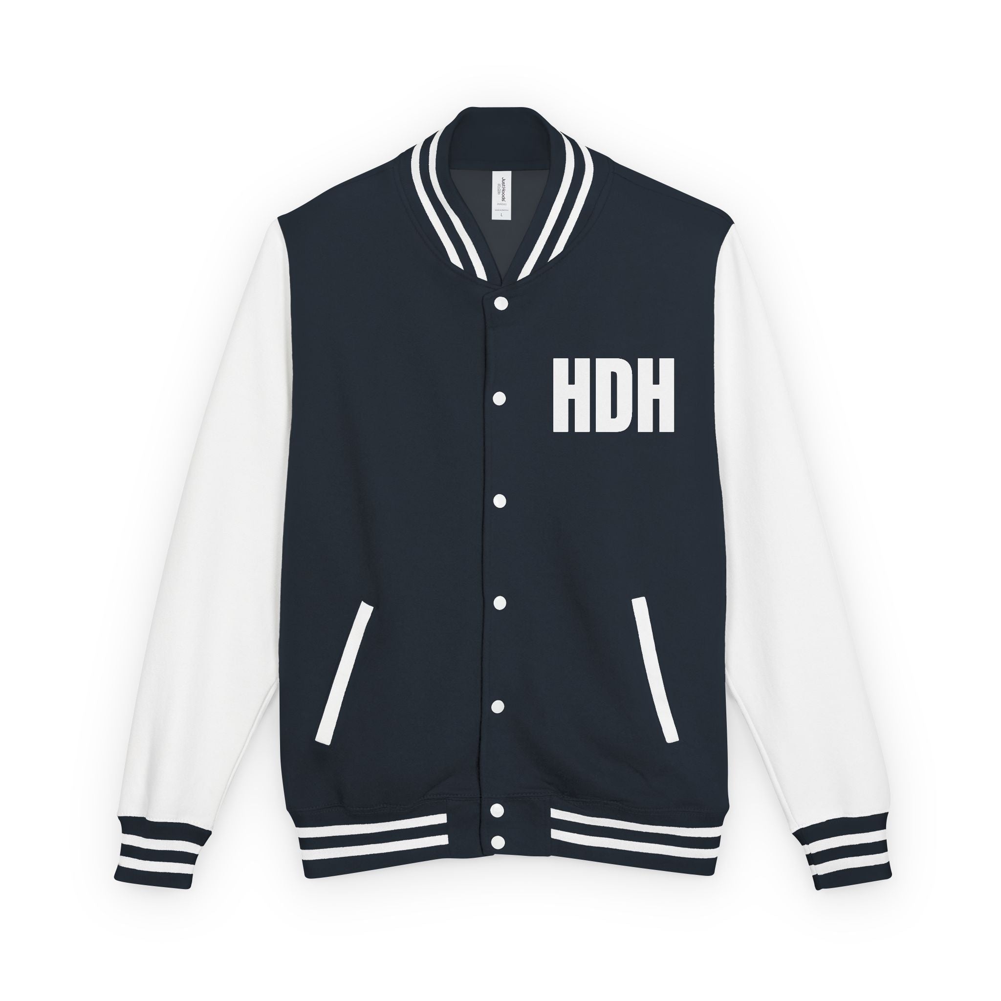 HDH Unisex Heavyweight Letterman Jacket, Stylish Team Jacket, Casual Streetwear