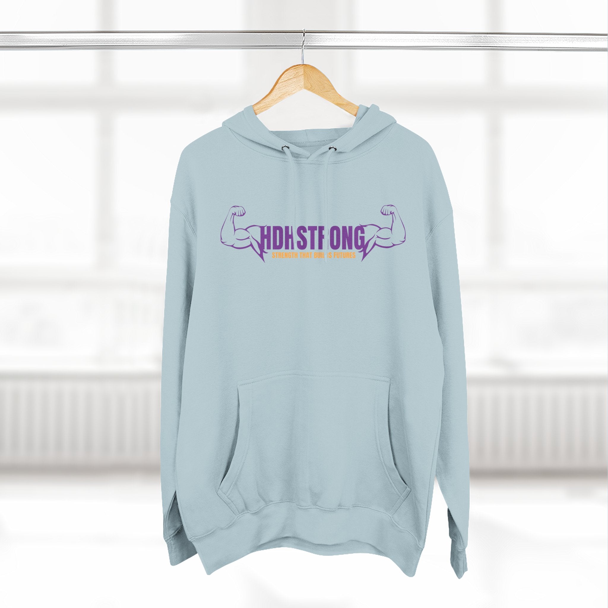 HDH Strong Hoodie — His Daughters House Support Pullover
