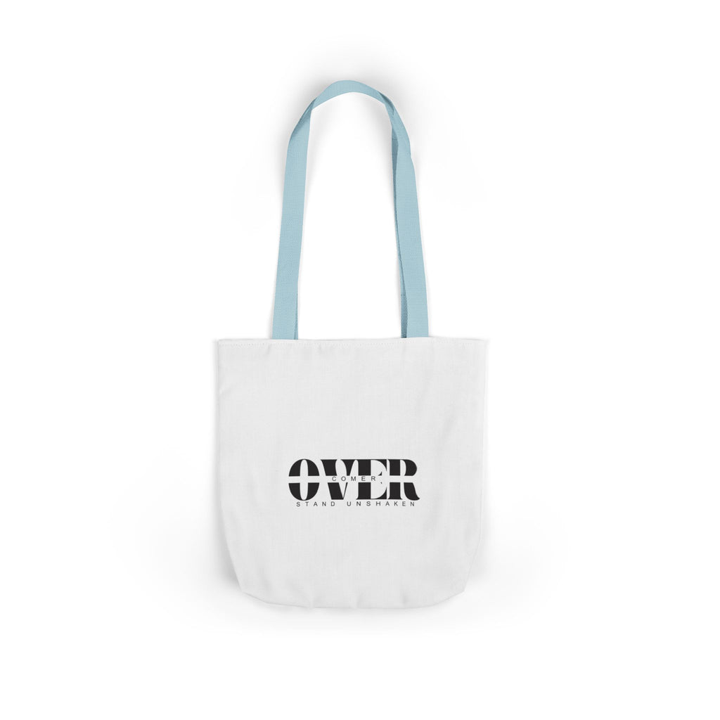 Canvas Tote — "OVER" Stencil Logo Eco Bag