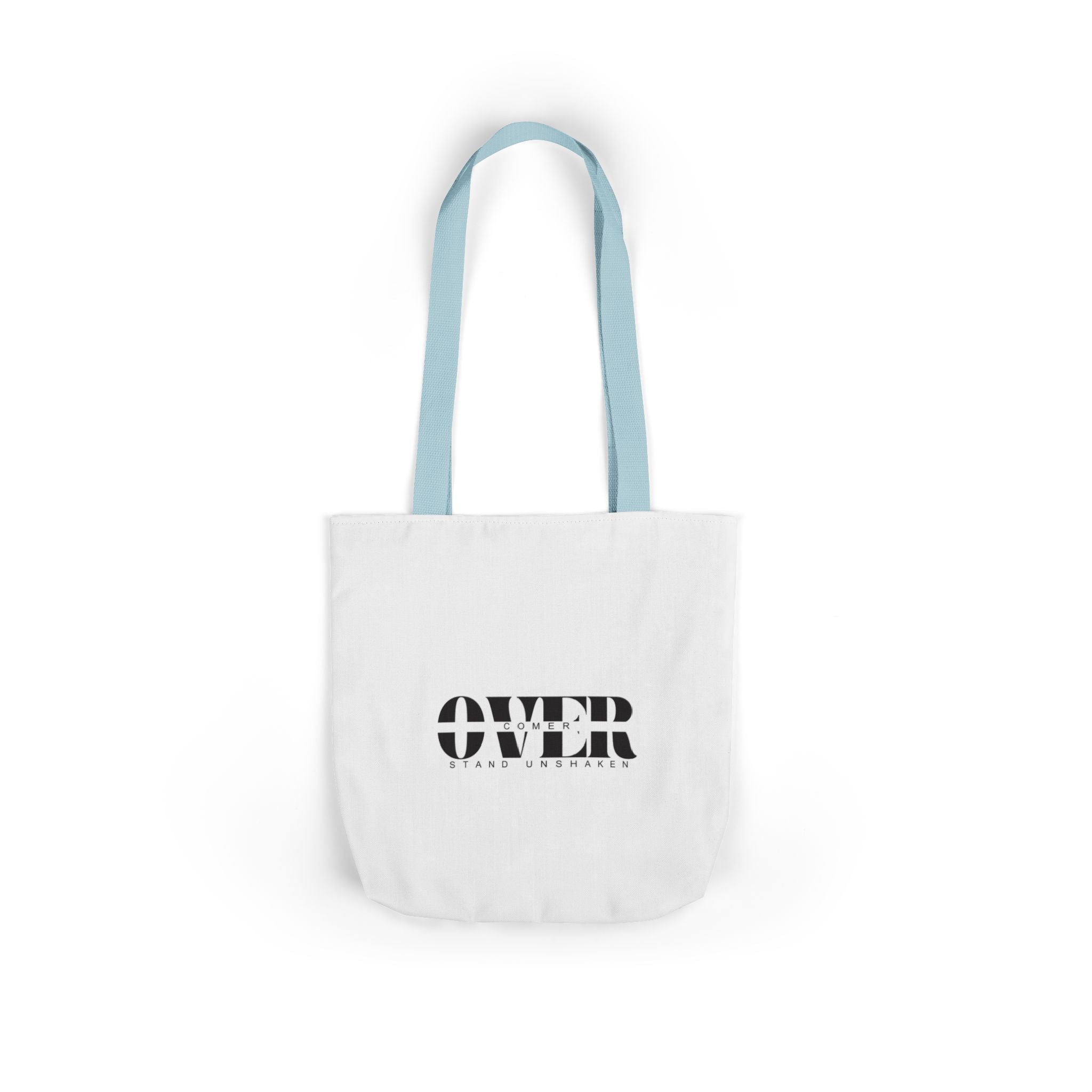 Canvas Tote — "OVER" Stencil Logo Eco Bag