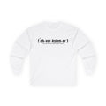 Long Sleeve Tee — “oh‑ver‑kuhm‑er” Phonetic Graphic Shirt