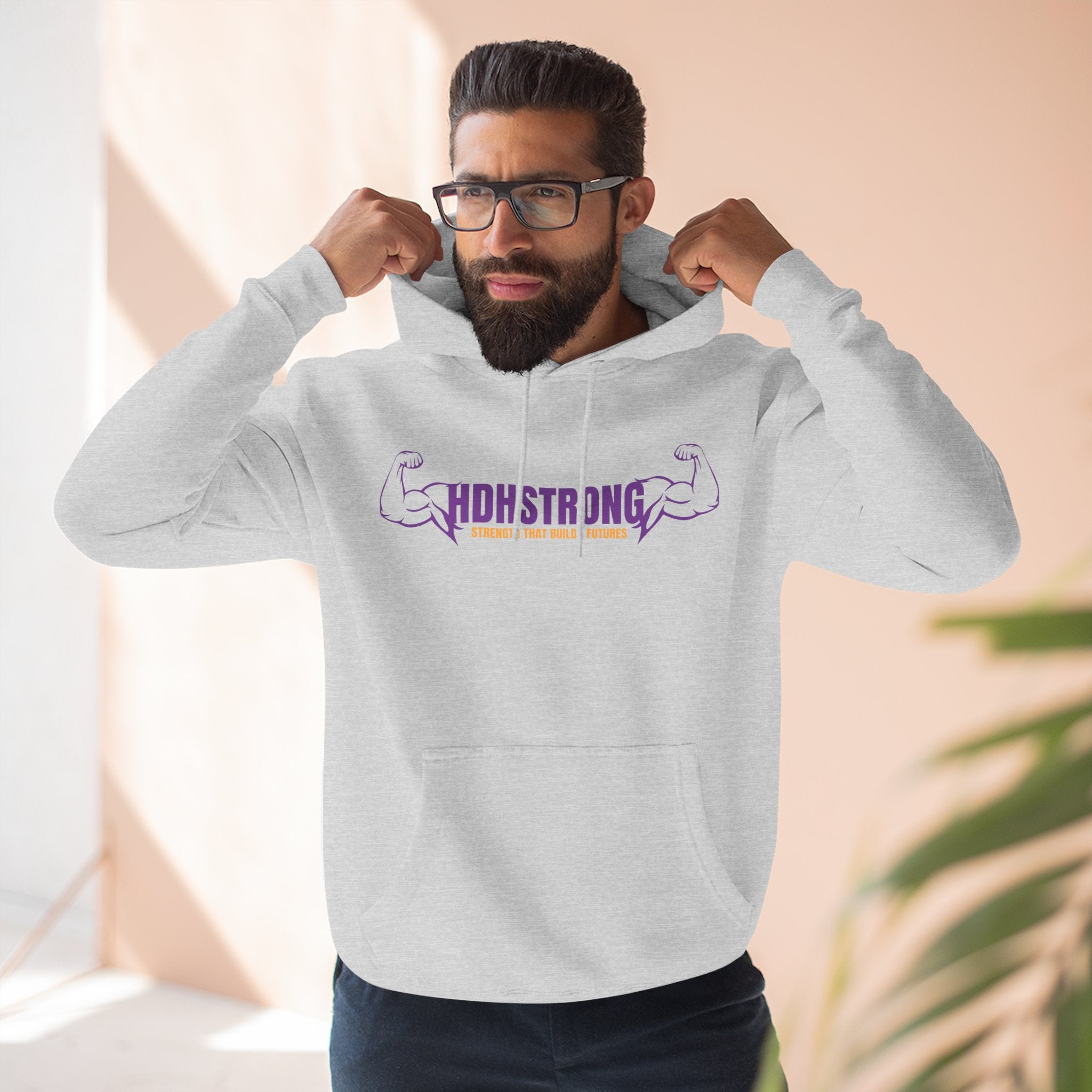 HDH Strong Hoodie — His Daughters House Support Pullover