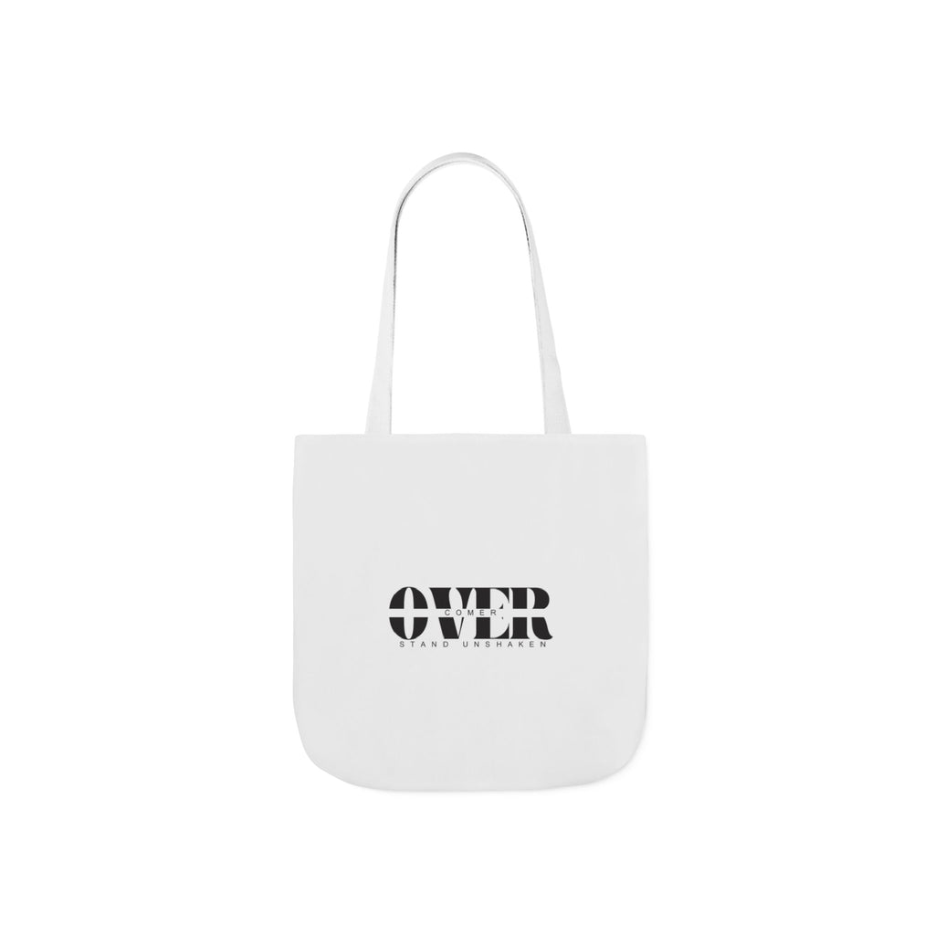 Canvas Tote — "OVER" Stencil Logo Eco Bag