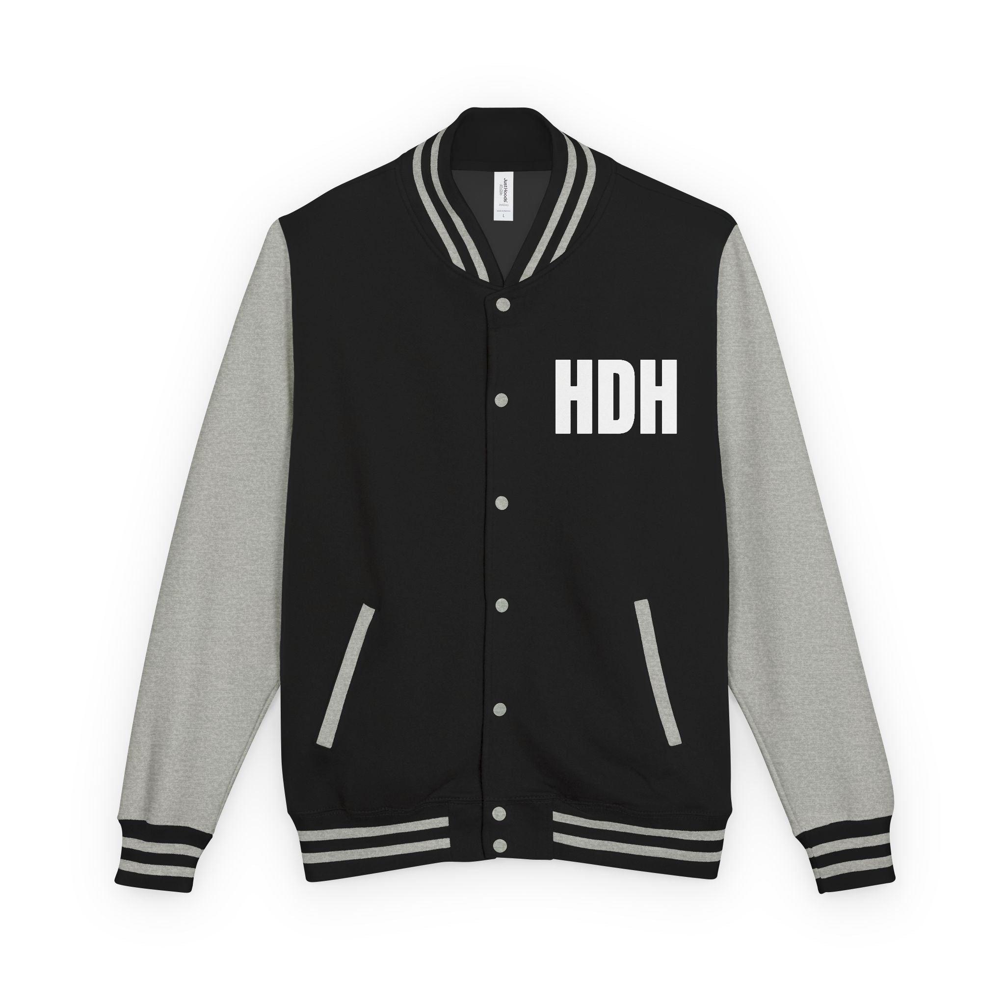 HDH Unisex Heavyweight Letterman Jacket, Stylish Team Jacket, Casual Streetwear