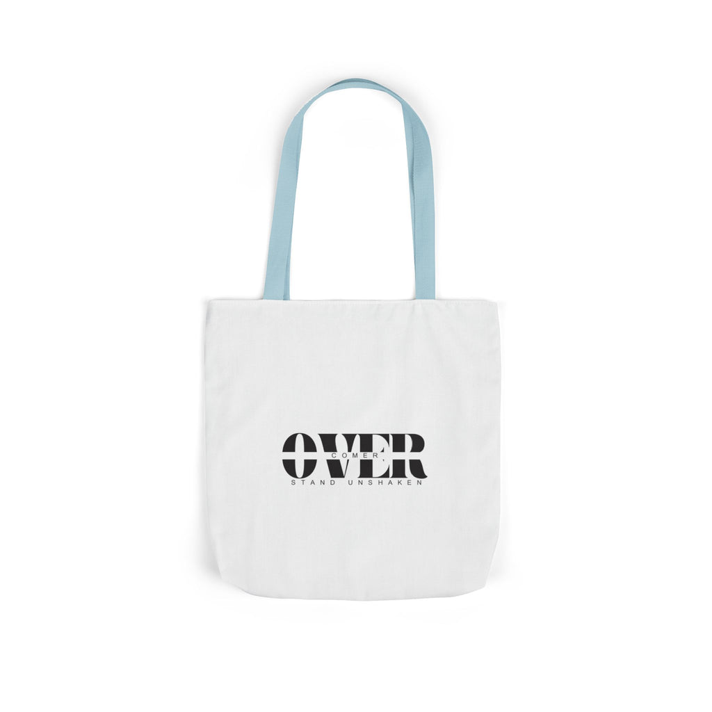 Canvas Tote — "OVER" Stencil Logo Eco Bag