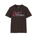 Over Colorful Script T-Shirt — Bold 'OVER' Graphic Tee