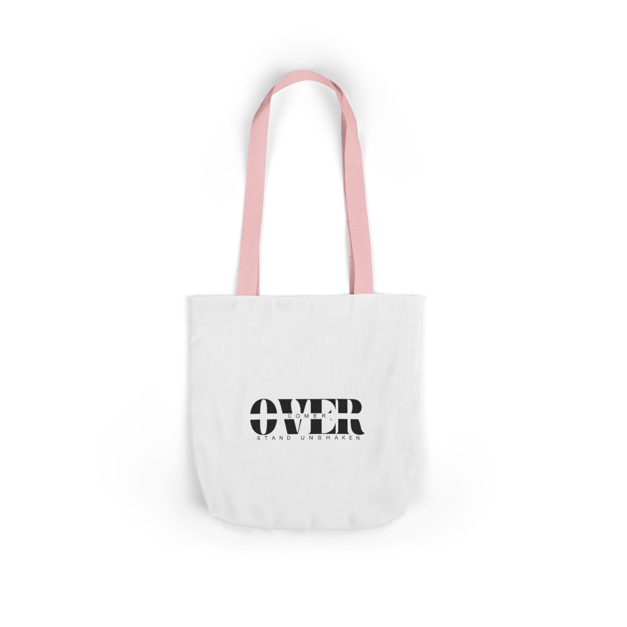 Canvas Tote — "OVER" Stencil Logo Eco Bag