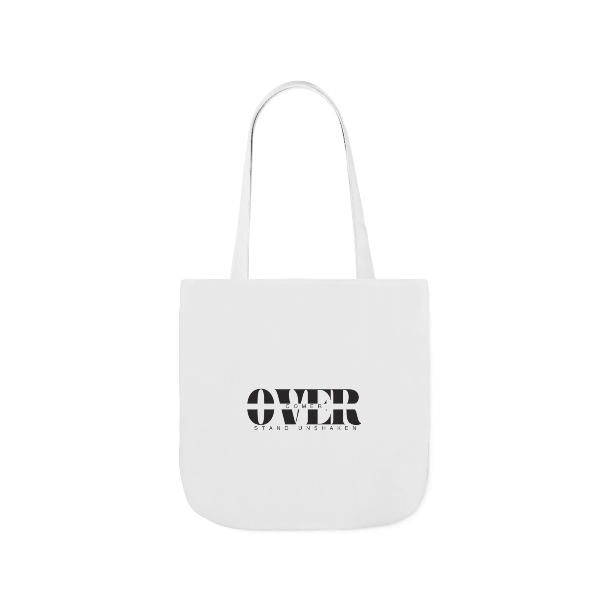 Canvas Tote — "OVER" Stencil Logo Eco Bag