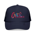 Overcomer Trucker Cap - Vibrant Brushstroke Faith Hat