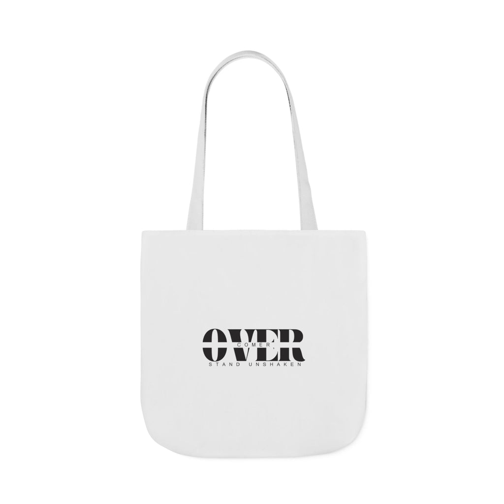 Canvas Tote — "OVER" Stencil Logo Eco Bag