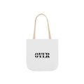 Canvas Tote — "OVER" Stencil Logo Eco Bag
