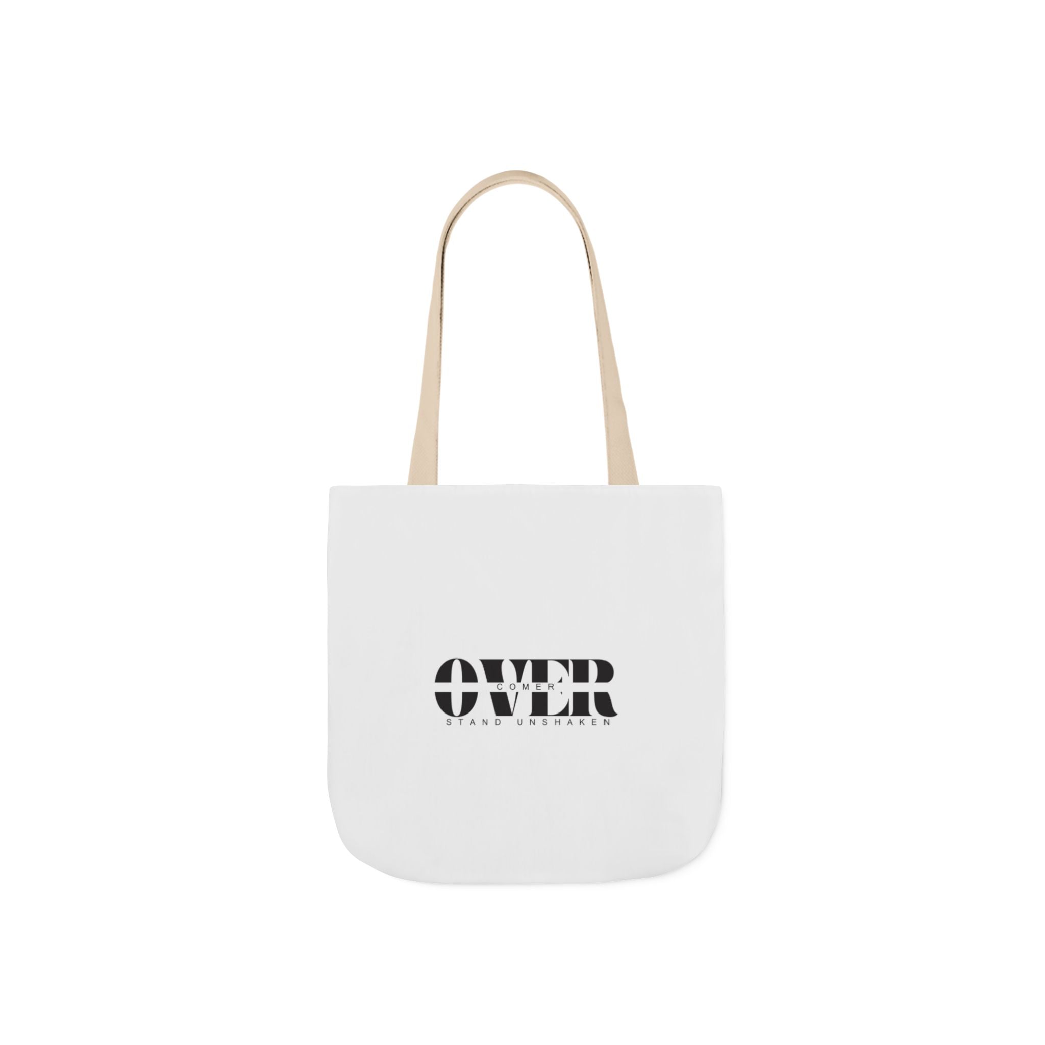 Canvas Tote — "OVER" Stencil Logo Eco Bag
