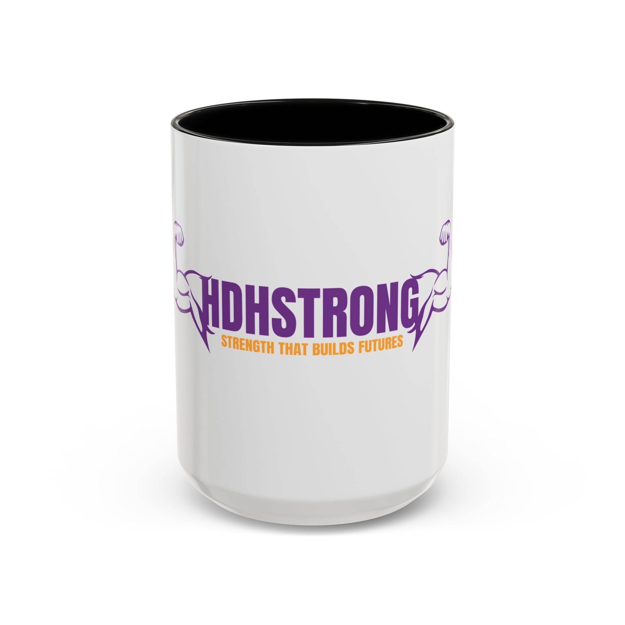 HDHSTRONG Accent Coffee Mug — Inspirational Fitness Strength Mug (11/15oz)
